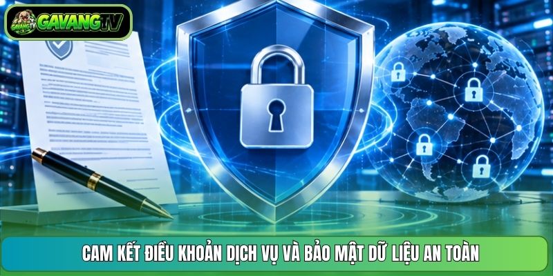 Cam kết điều khoản dịch vụ và bảo mật dữ liệu an toàn