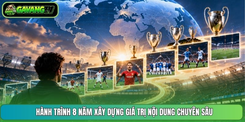 Hành trình 8 năm xây dựng giá trị nội dung chuyên sâu